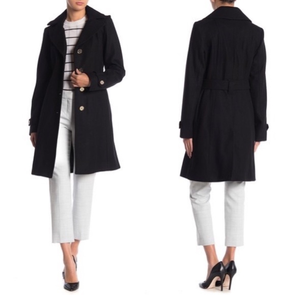 Michael Kors Jackets & Blazers - 🆕 Michael Kors Belted Coat in Classic Black